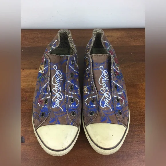 Rhino Red Marc Ecko Chalsie Hailee Women’s Sneakers Brown Rhinestones Size 7.5. - Picture 11 of 13